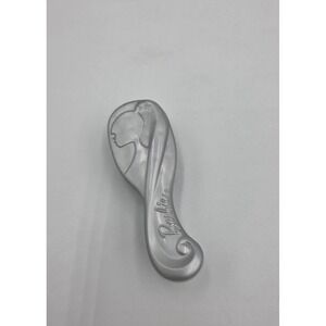 Barbie‎ Hair Brush Silver Gray V9517-2009 Plastic Beauty Head Accessory 3.5"